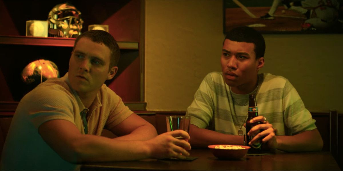 christopher and spencer in the bar in the midnight club