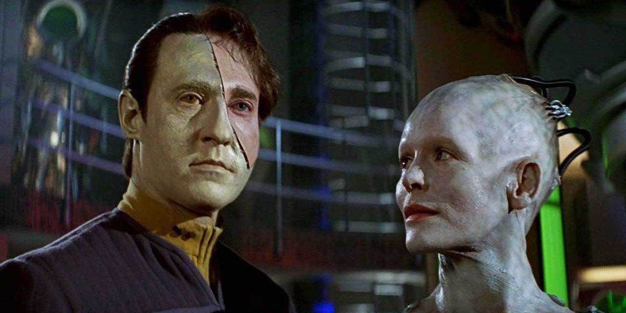 Data and the Borg Queen