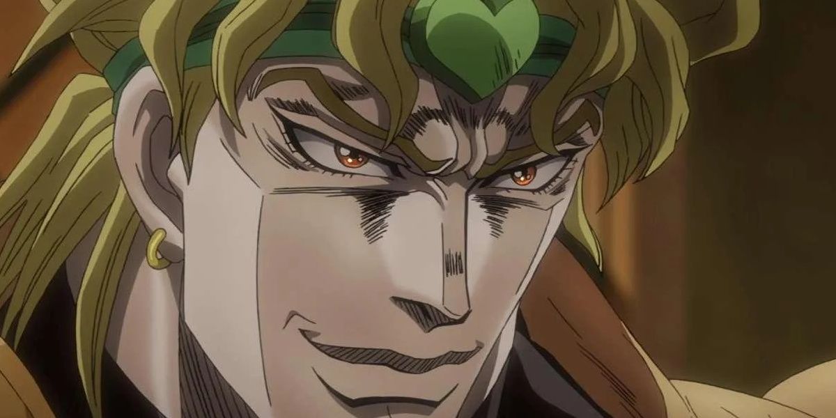 Dio Brando glaring in JoJo's Bizarre Adventure.