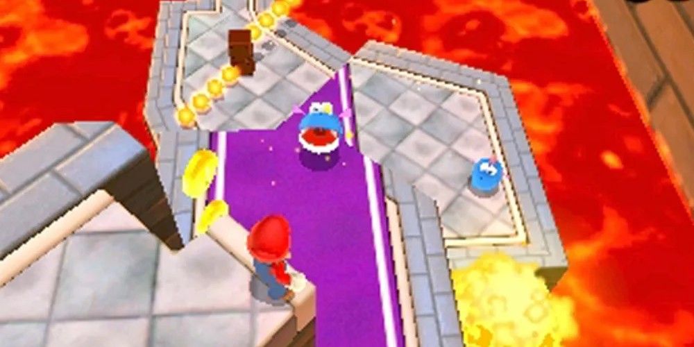 Mario VS two Draglets in Super Mario 64