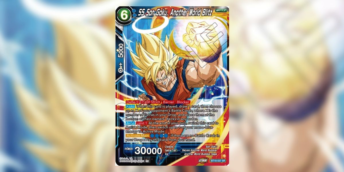 DBS card game SS Son Goku Another World Blitz