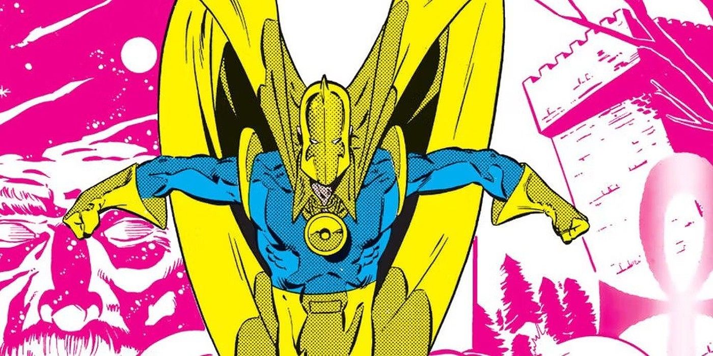 Dr Fate's first incarnation (real name Kent Nelson) in DC Comics