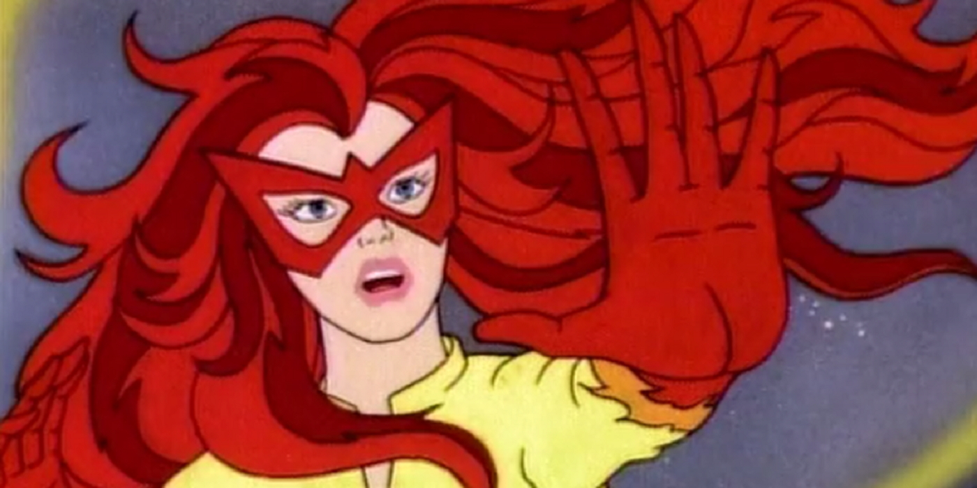 Firestar as she appears on Spider-Man & His Amazing Friends. 