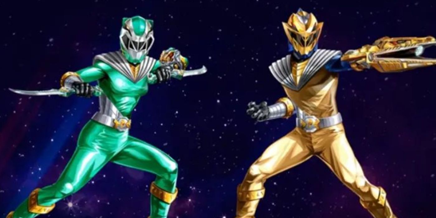 green and gold cosmic fury rangers header