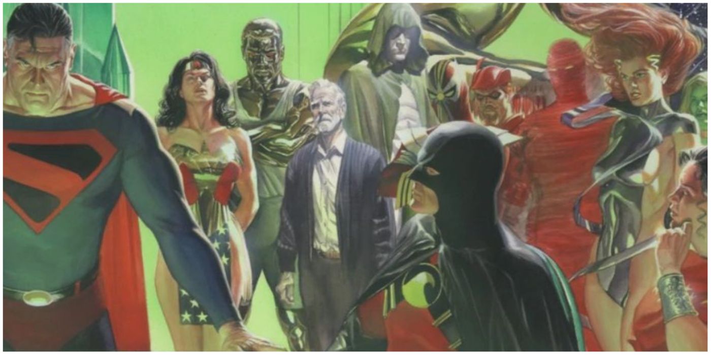 half of the kingdom come justice league in DC comics
