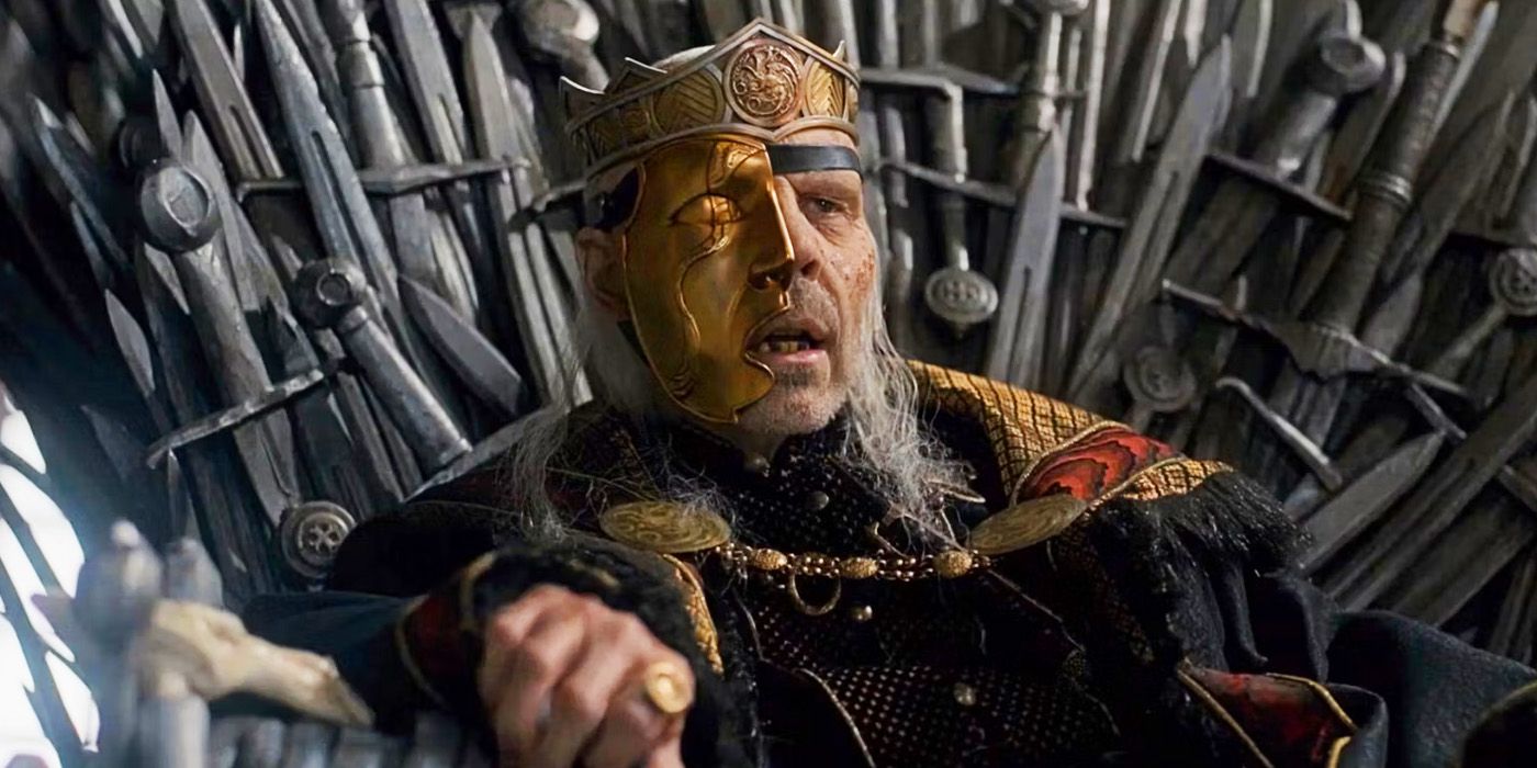 Paddy Considine's King Viserys near his end in House of the Dragon