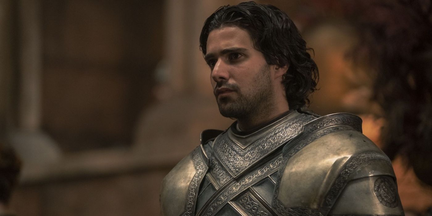 Ser Criston Cole looking hearbroken in House of the Dragon.