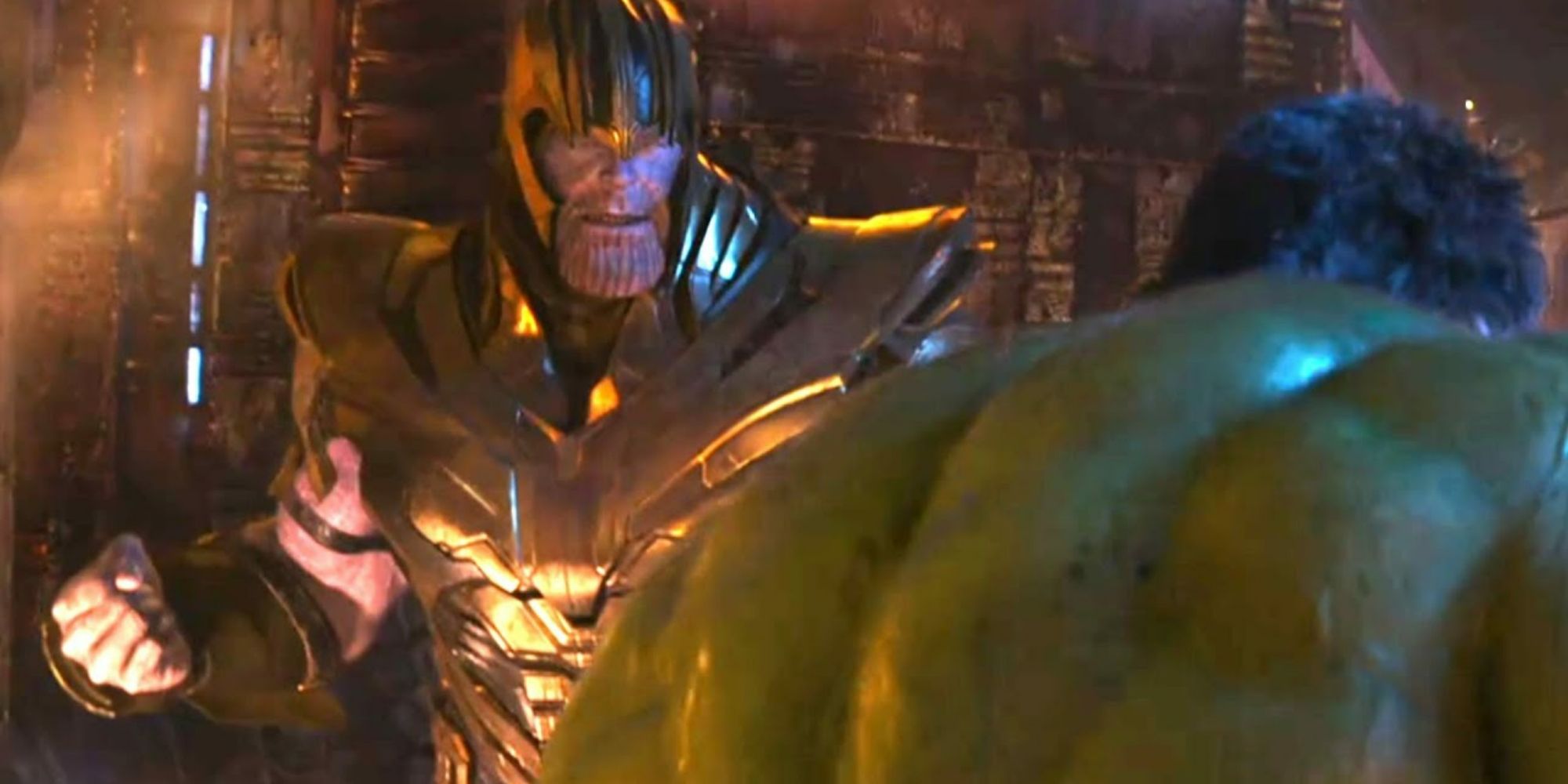Hulk Vs Thanos In Infinity War