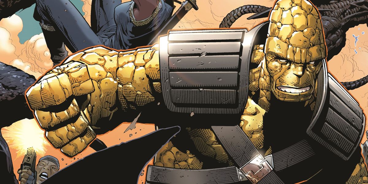 Korg in Marvel Comics looking much fiercer than his MCU counterpart
