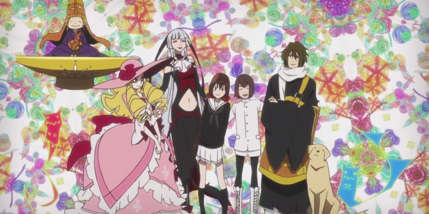 Kyousougiga anime Myoe posing with family