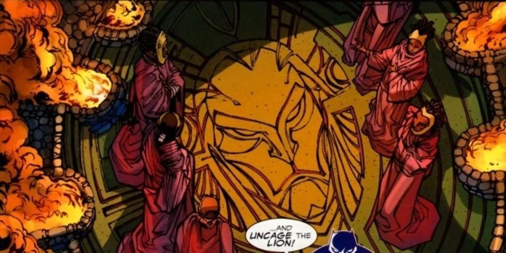 Wakanda's Lion Cult is one religious sect from which Wakanda Forever can draw.