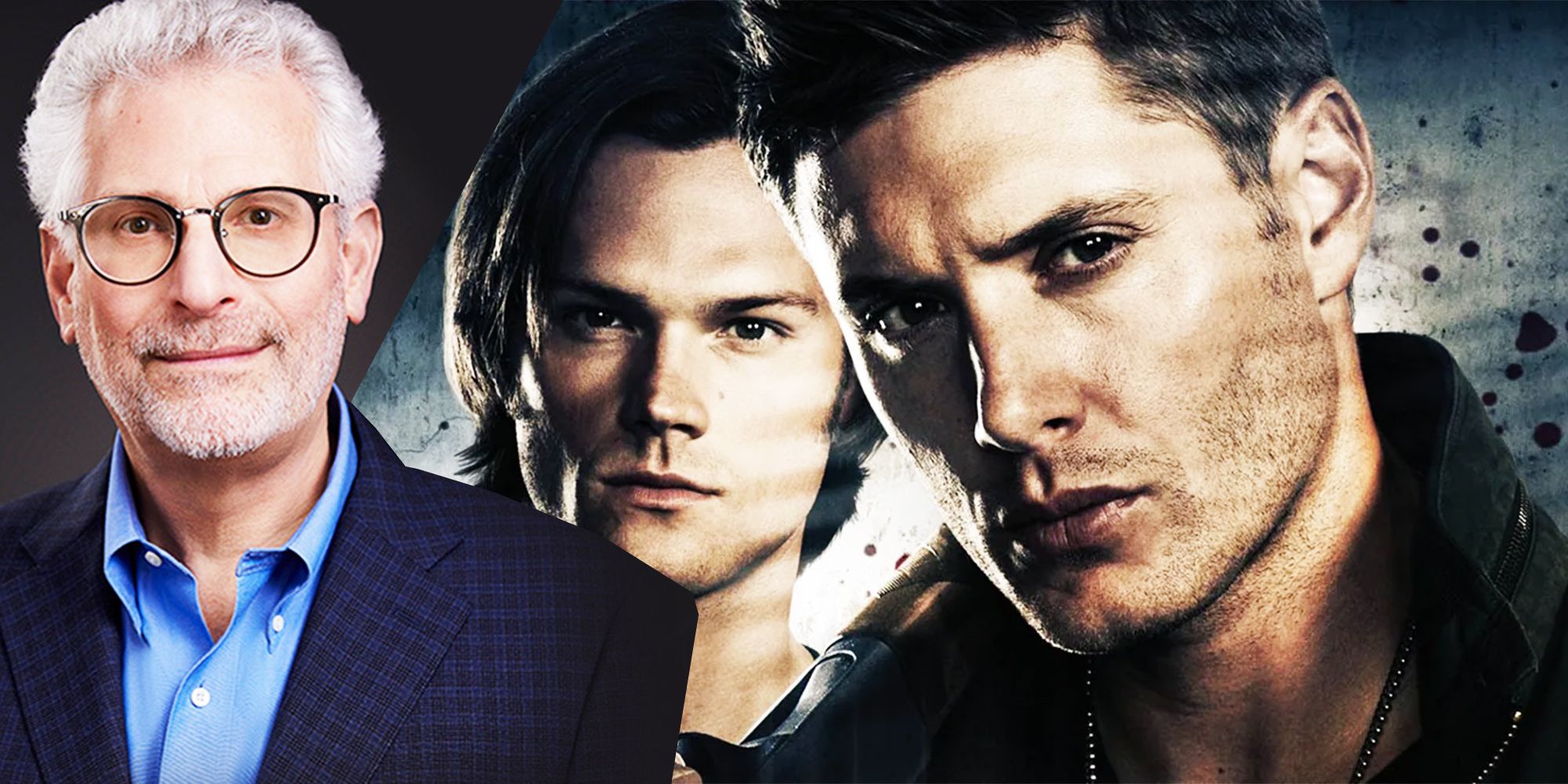 Former CW CEO with Supernatural's Winchester Brothers, Jared Padalecki and Jensen Ackles
