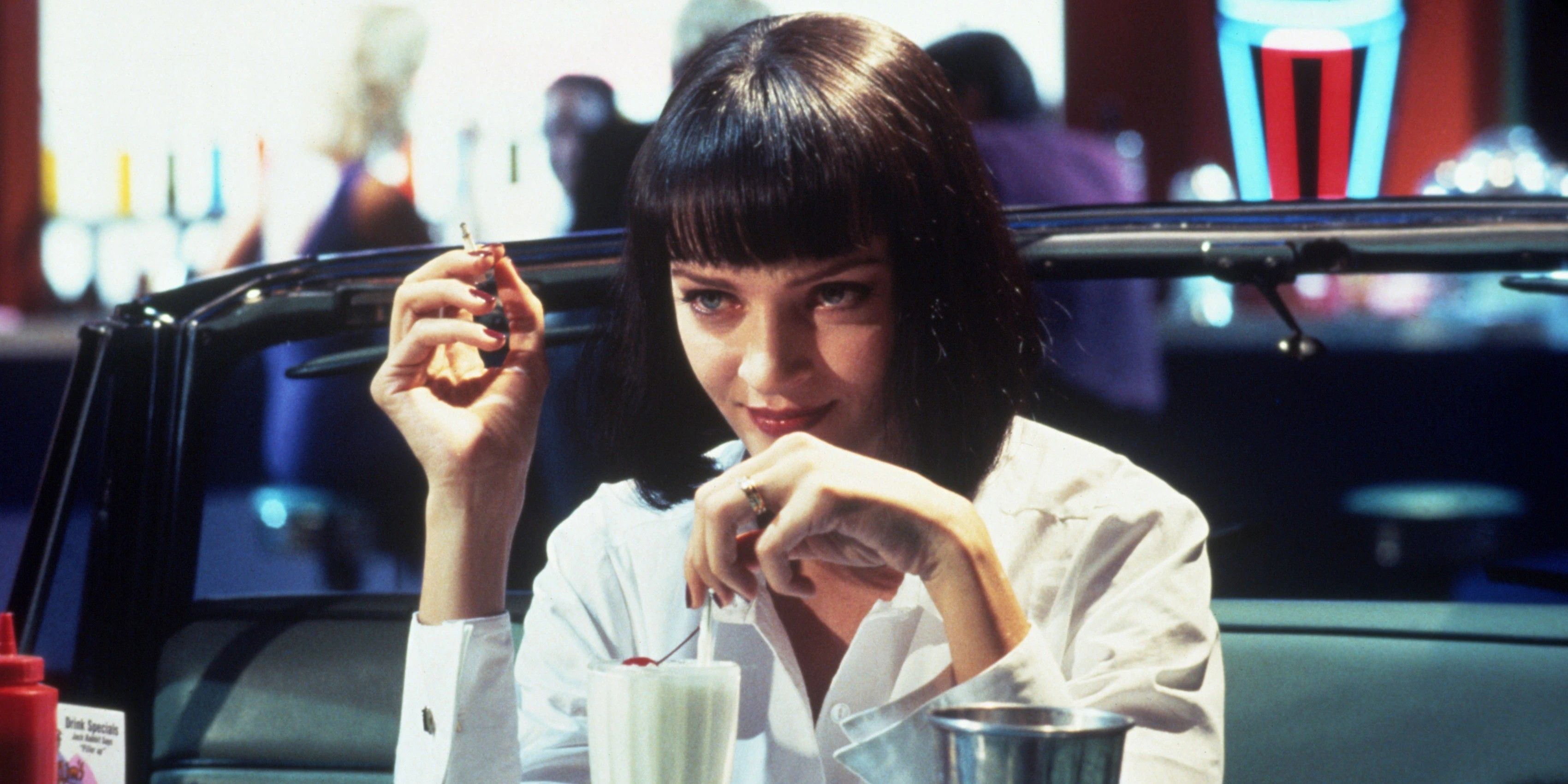 Uma Thurman as Mia Wallace in Quentin Tarantino's Pulp Fiction