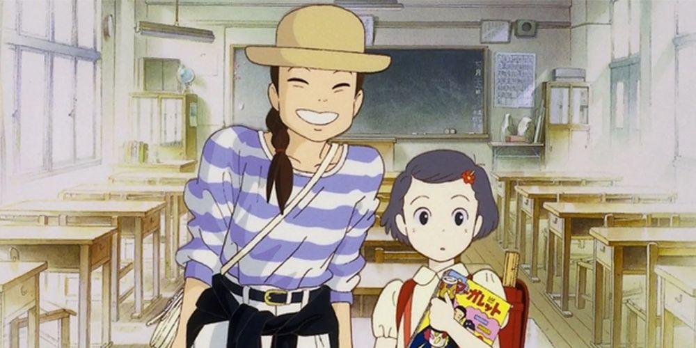 Taeko, from her past, in Studio Ghibli's Only Yesterday.
