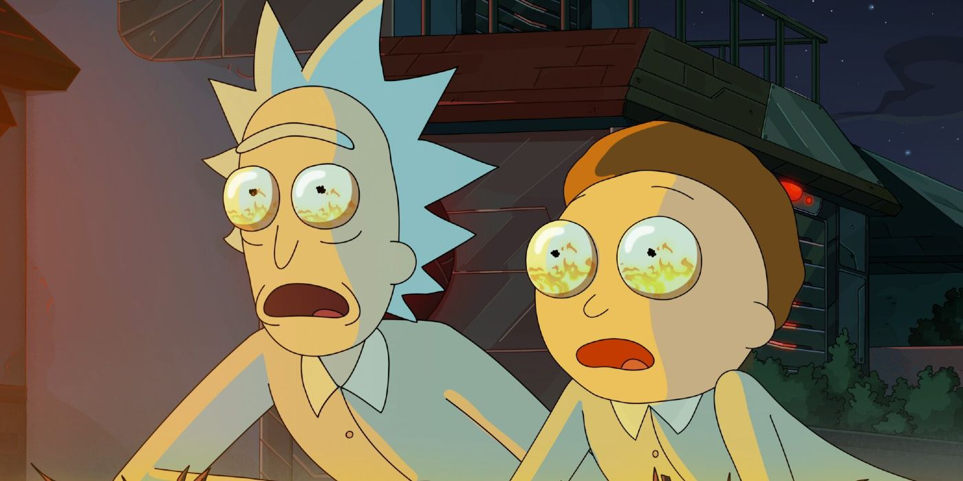Rick and Morty Night Family episode header.