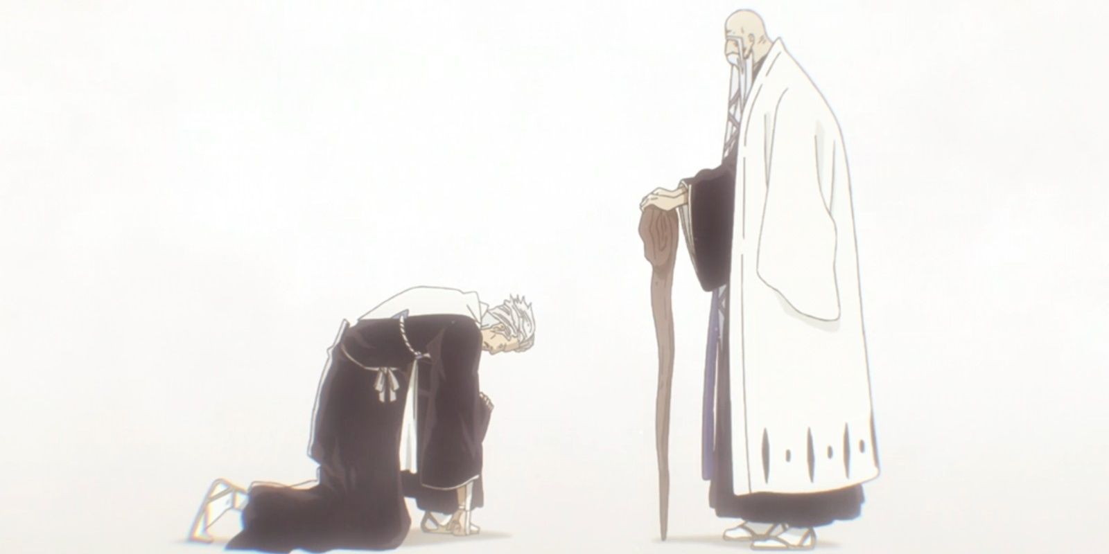 sasakibe kneeling to yamamoto