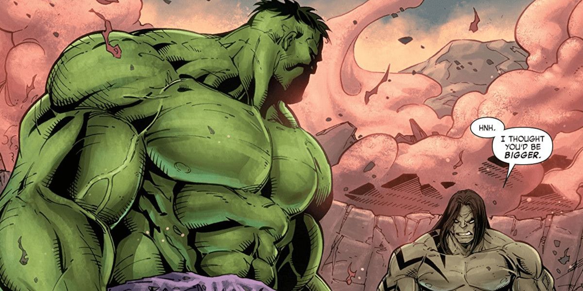 Skaar, son of the Hulk vs Hulk in Marvel Comics
