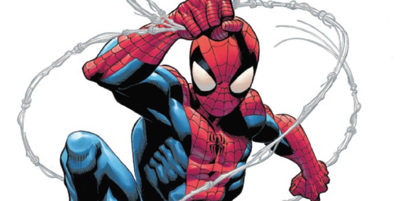 spider-man 1 cover header by Mark Bagley
