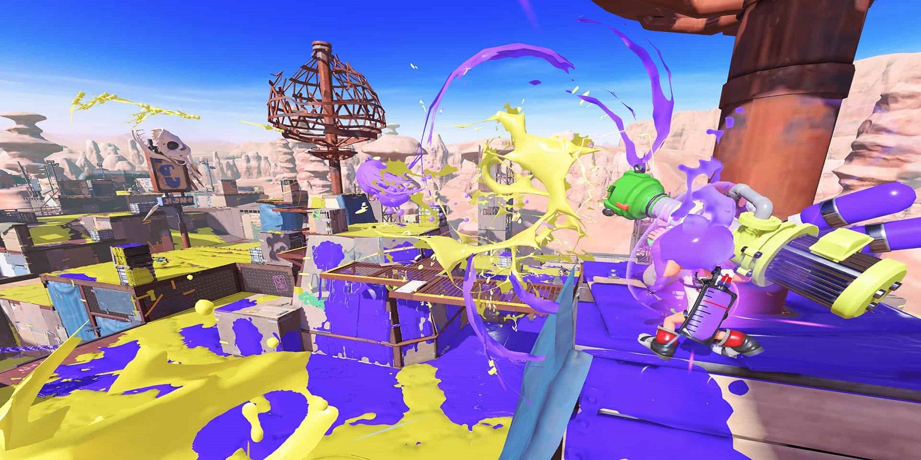 Turf War chaos in Splatoon 3