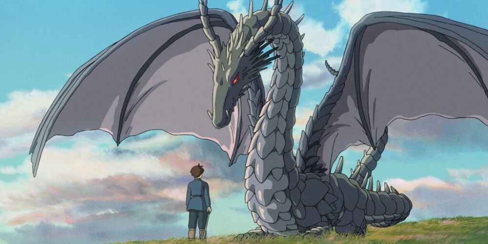 Therru is in dragon form in Tales from Earthsea.