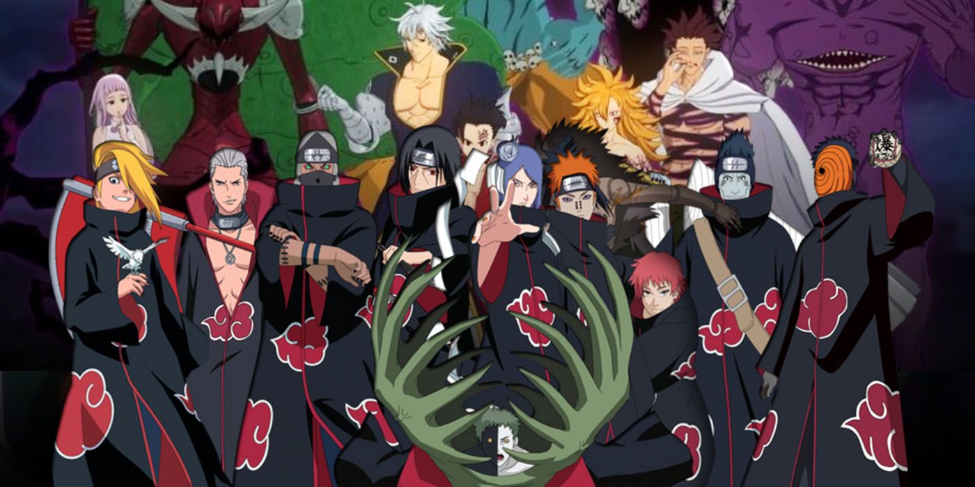 Actors of the Akatsuki Clan. :-)  Anime naruto, Akatsuki, Good manga