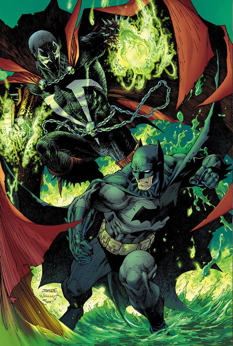 Jim Lee's Batman vs Spawn Cover Prepares Fans for the DC/Image Battle