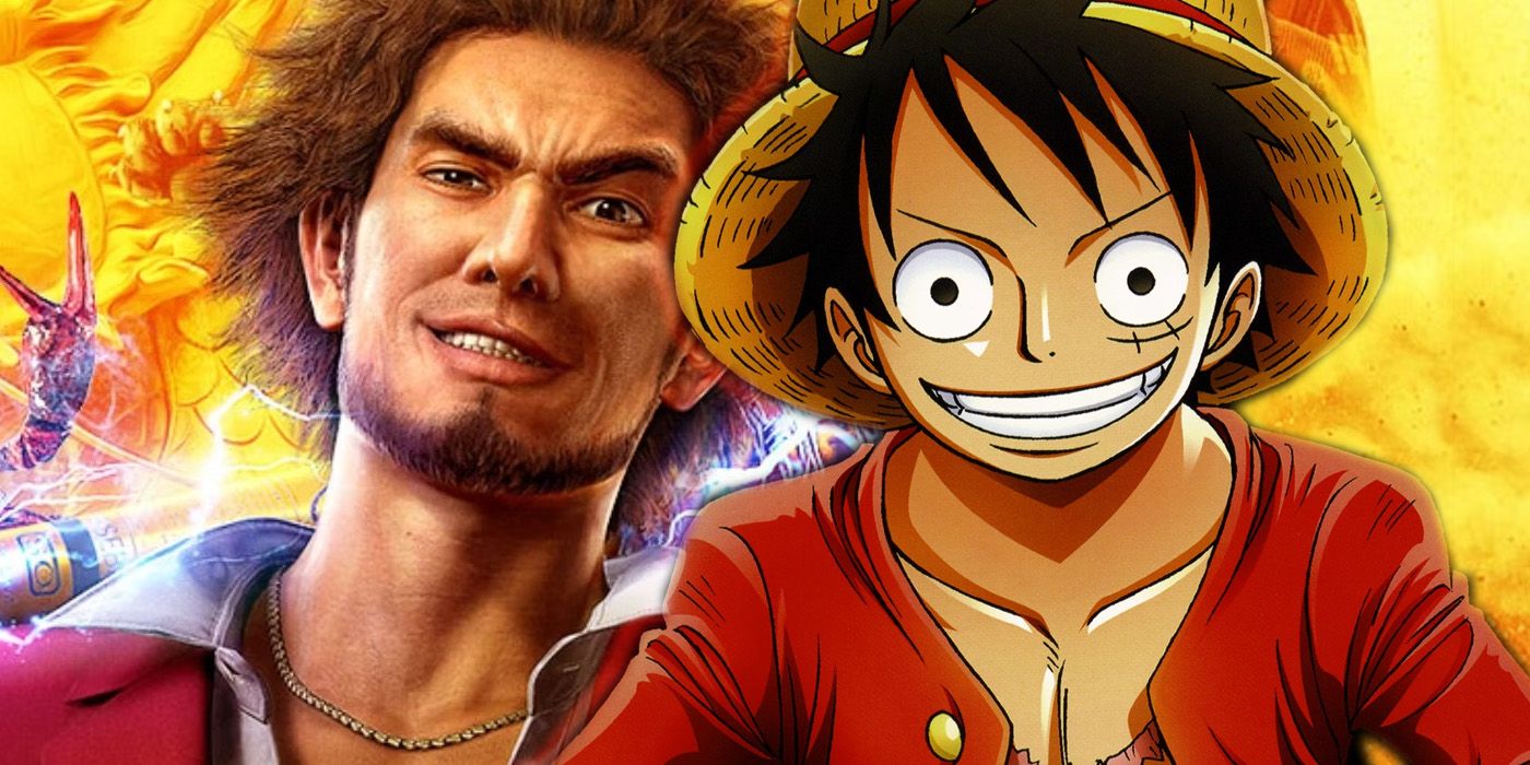 yakuza like a dragon ichiban kasuga and one piece monkey d luffy