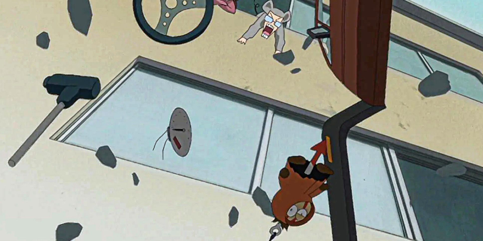 Kenny from South Park Easter egg in FLCL