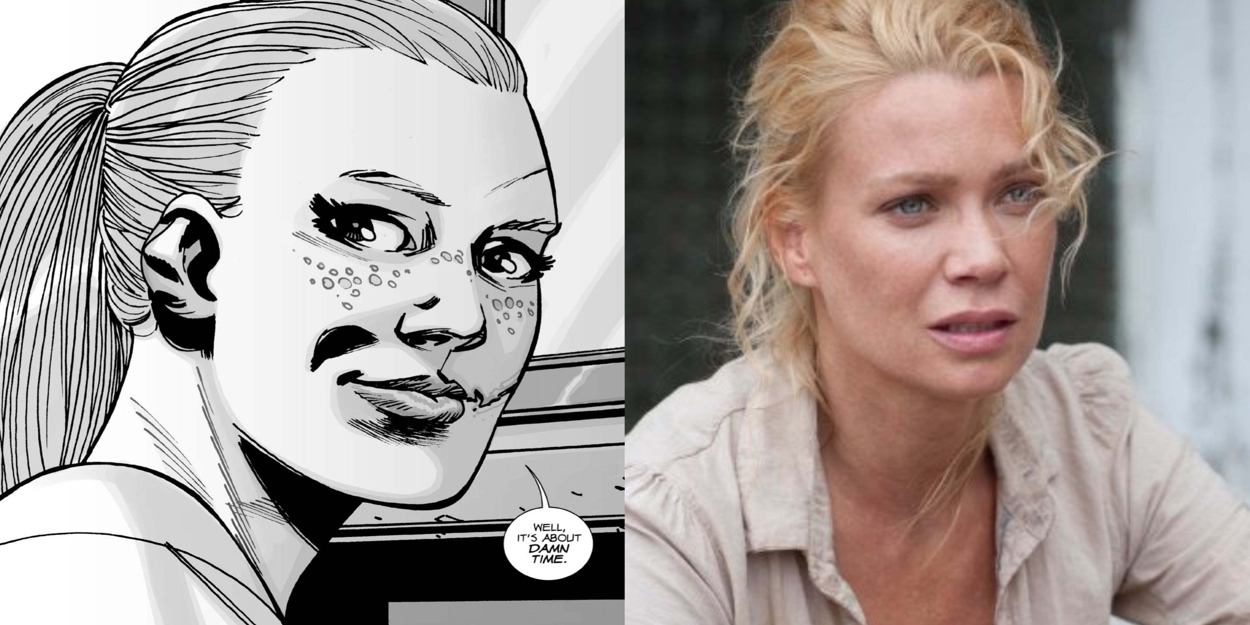 The Walking Dead: Andrea Comic Version VS TV Show Version