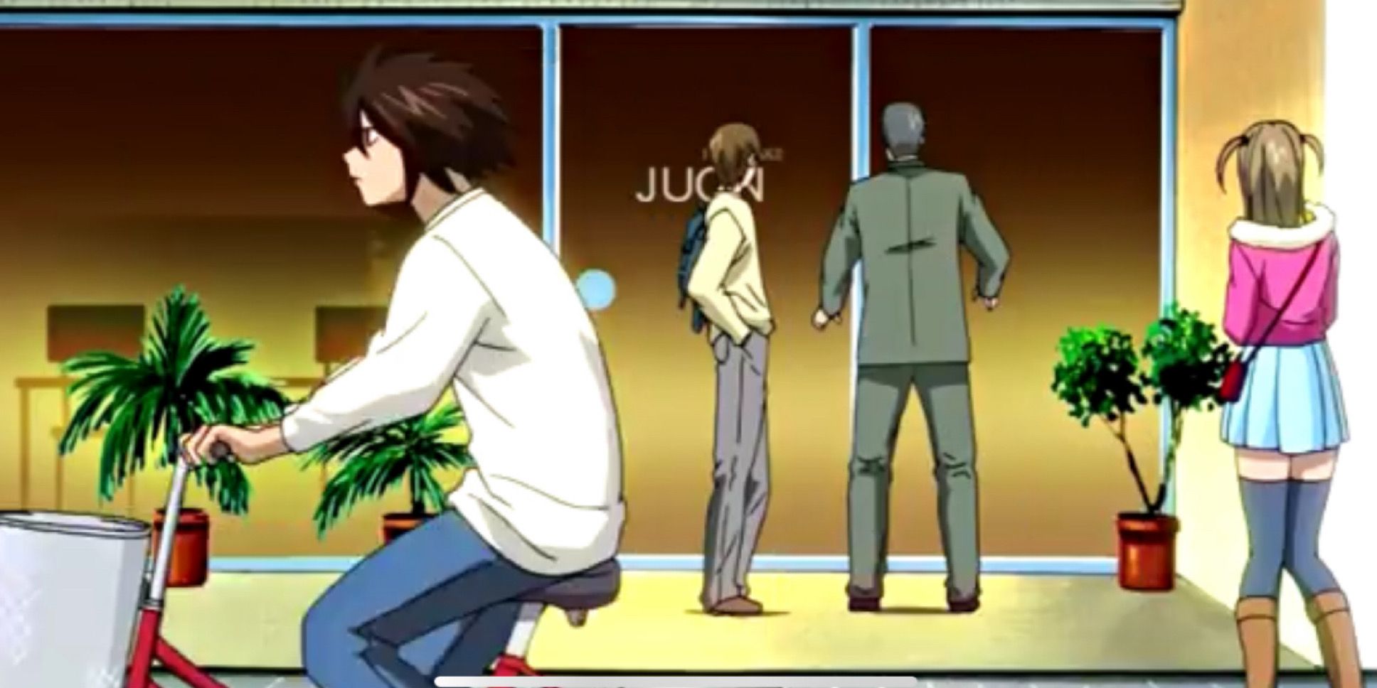 The characters of death Note make a cameo in Full Metal Panic