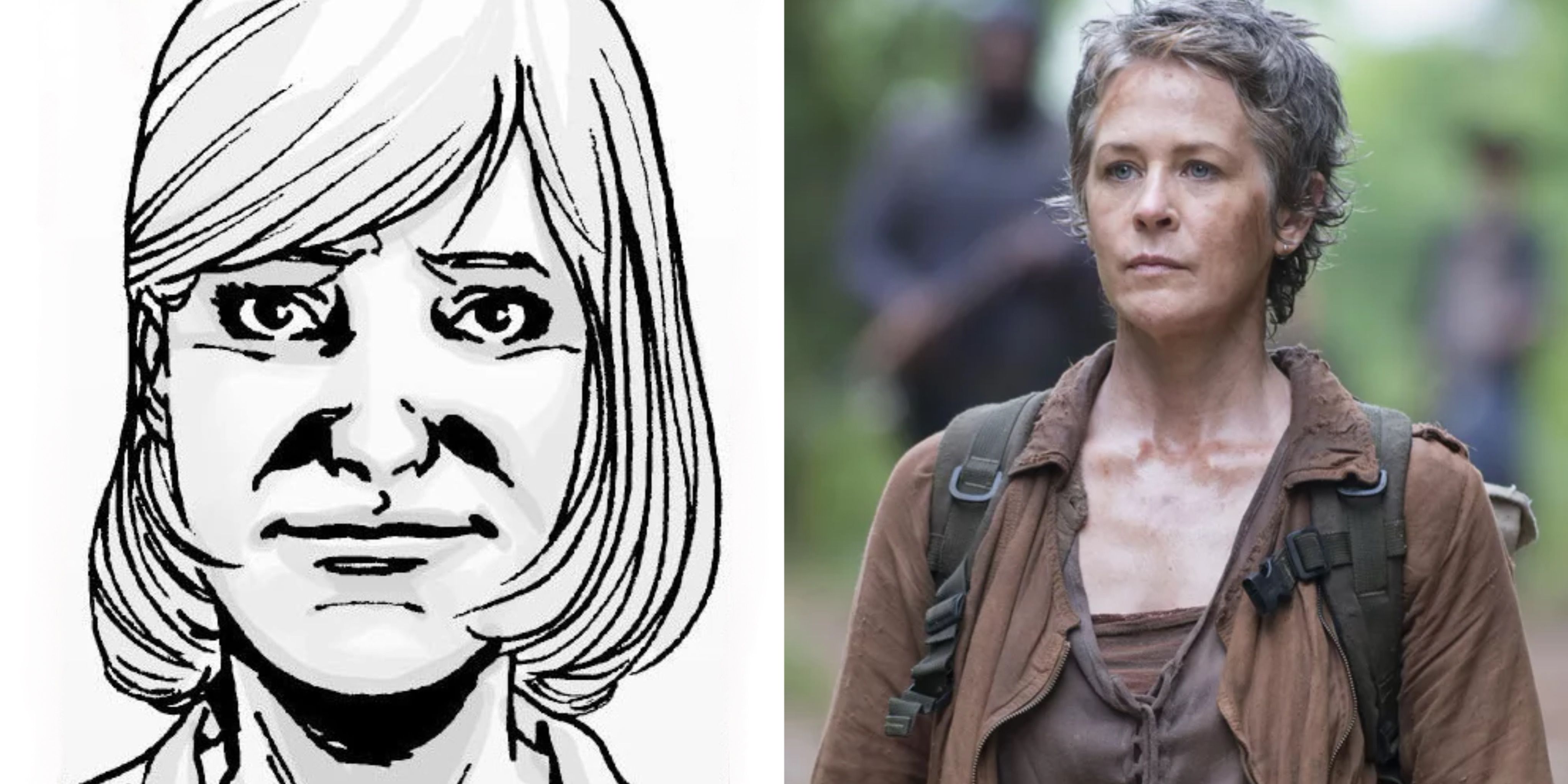 The Walking Dead: Carol Comic Book Version VS TV Show Version