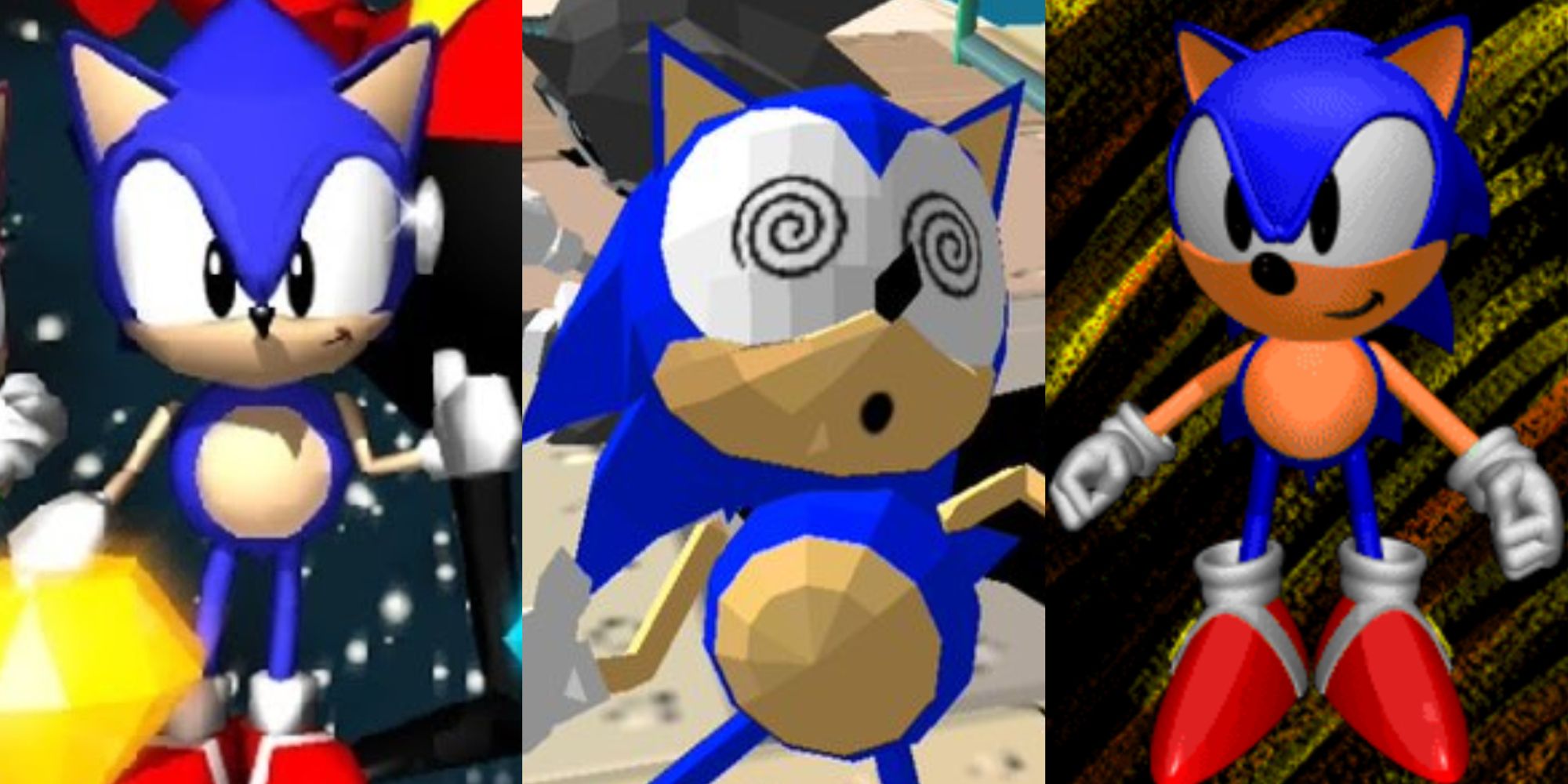 Classic Sonic in Sonic Adventure 