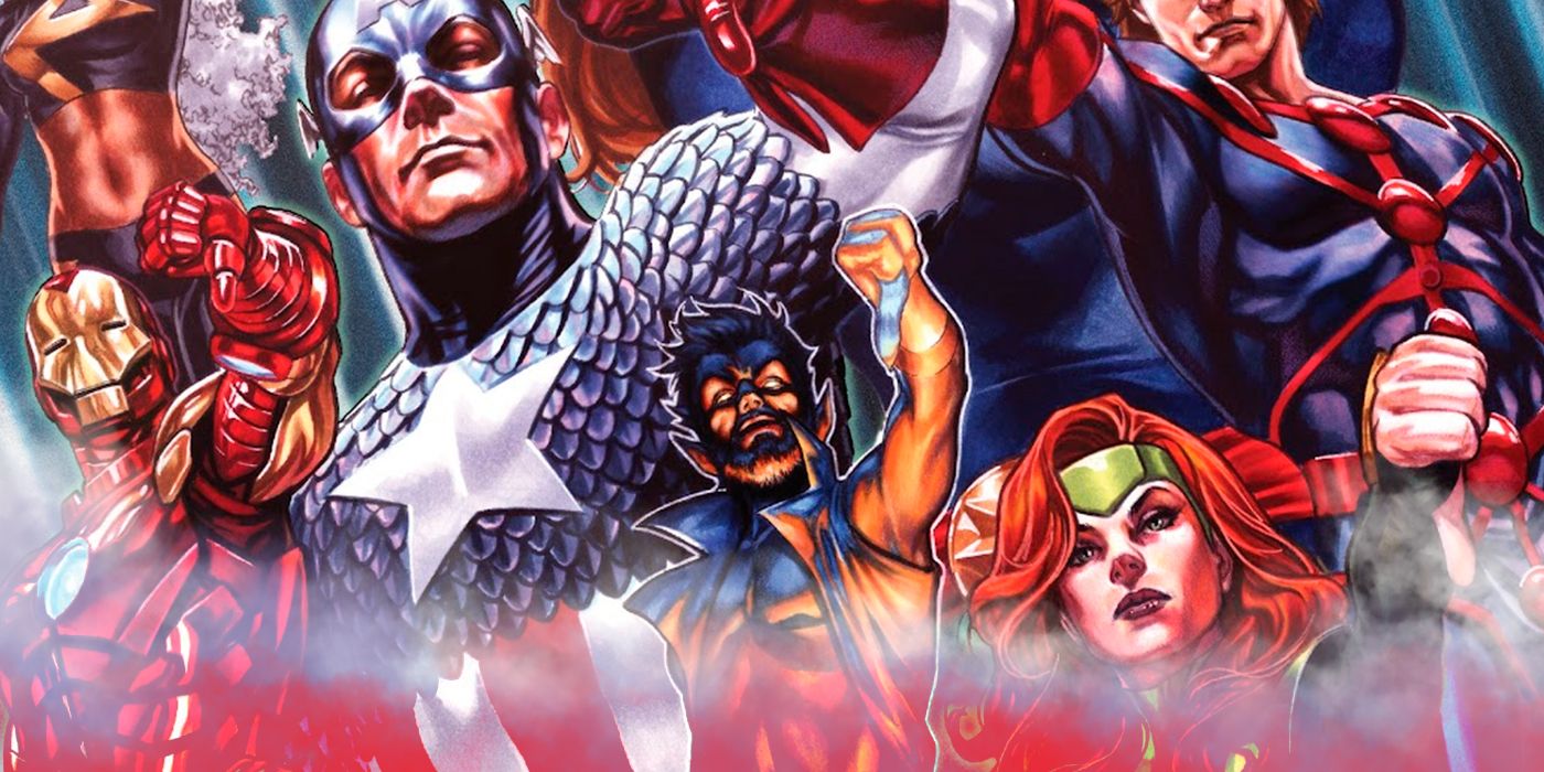 Os X-Men e Vingadores com polegares para baixo na Marvel Comics