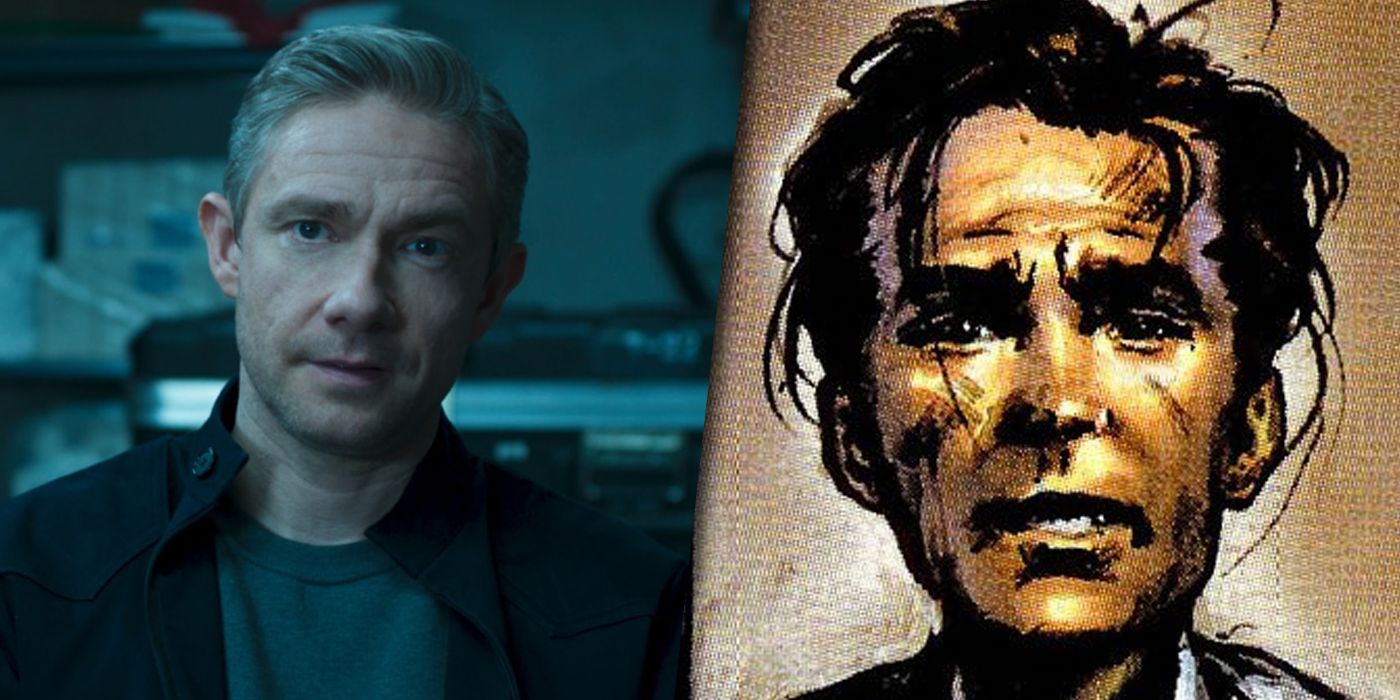 Agent Everett Ross split image from Black Panther Wakanda Forever and the comics