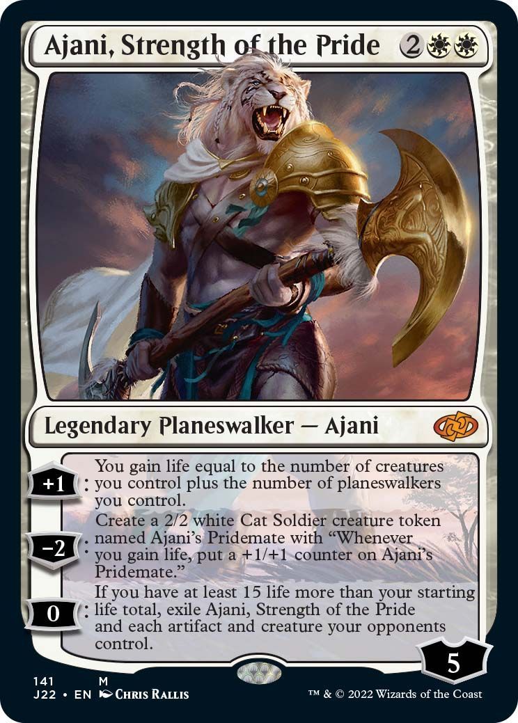 Ajani, Strength of the Pride from Magic: The Gathering mtg