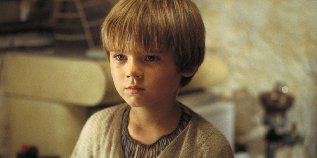 A young Anakin Skywalker in Star Wars Episode I: The Phantom Menace