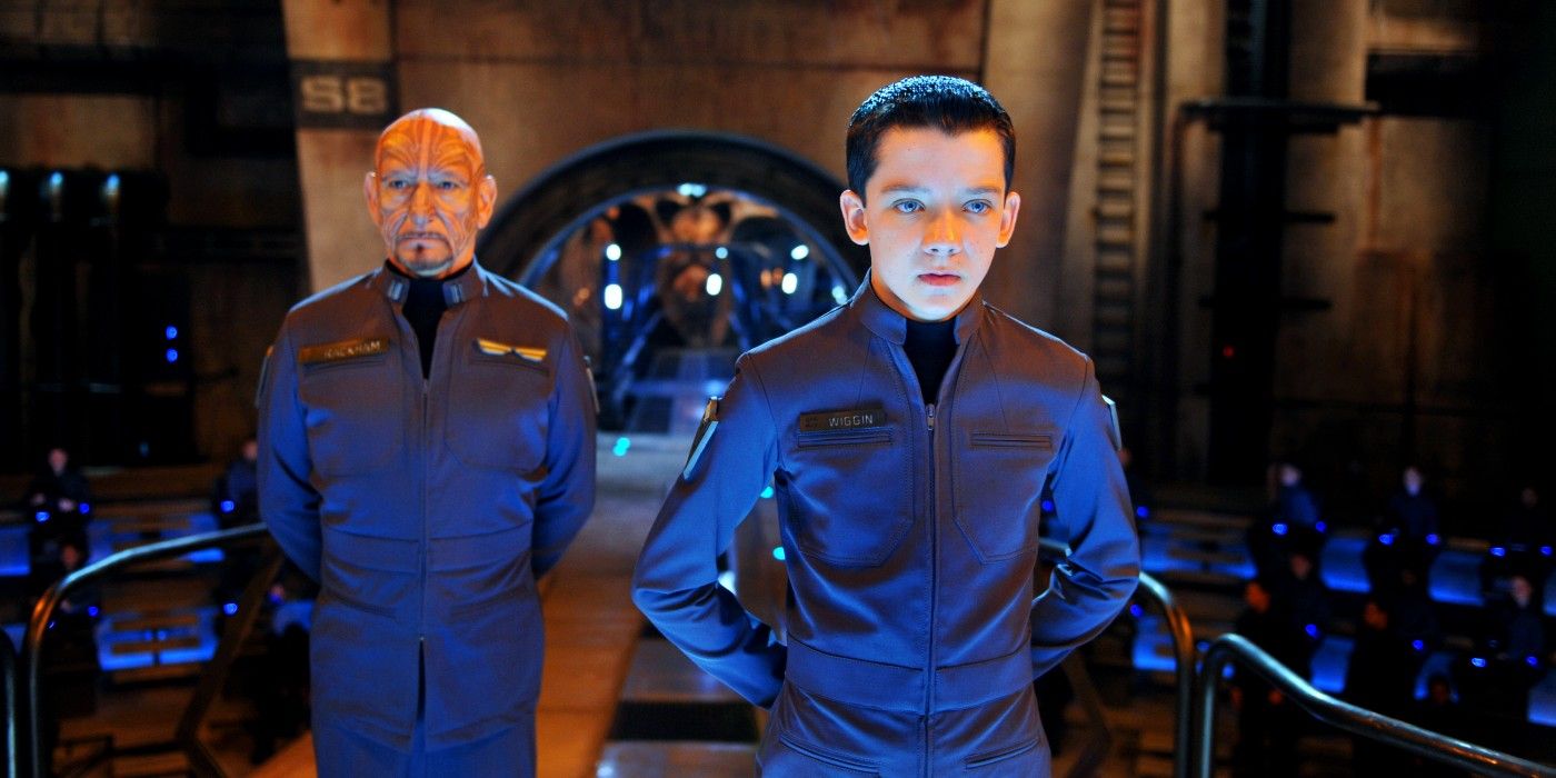 Asa Butterfield como personagem-título em Ender's Game