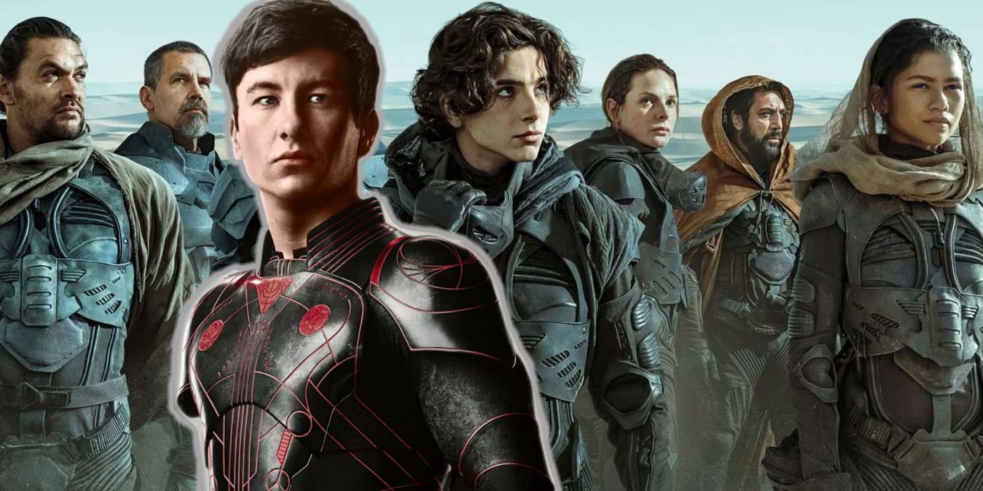 Eternals' Barry Keoghan with the cast of Dune