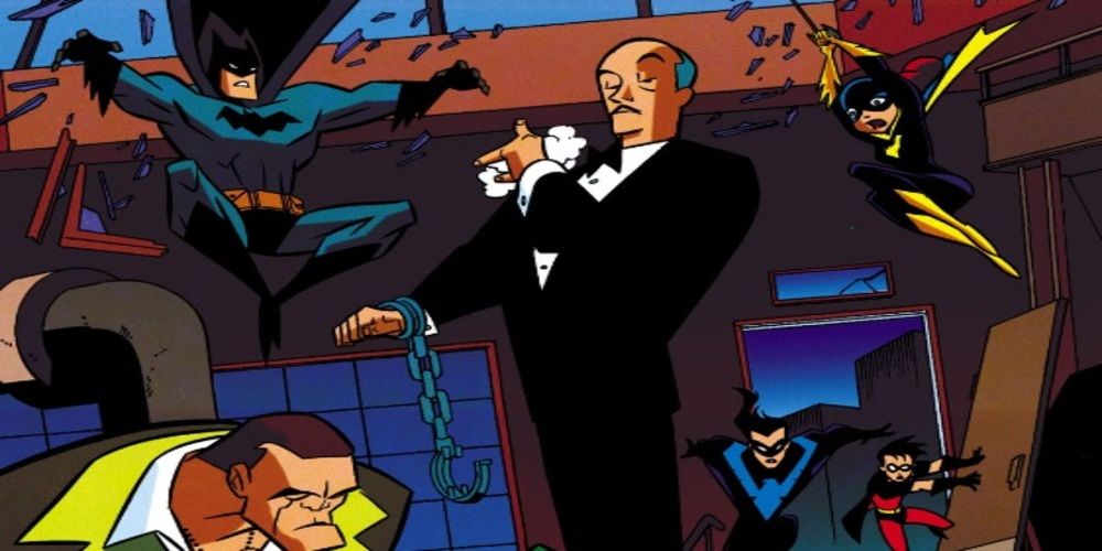 Alfred proves quite capable in Batman: Gotham Adventures #16