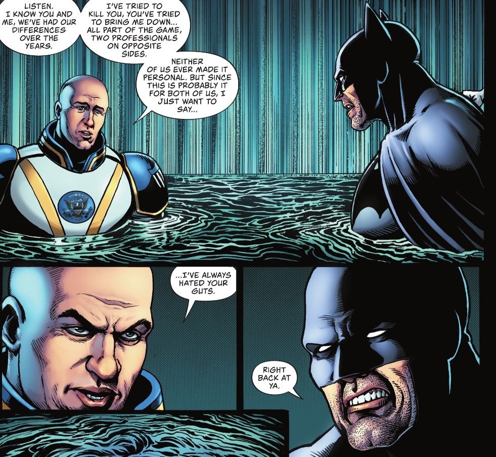 Batman et Lex Luthor réitèrent à quel point ils se détestent