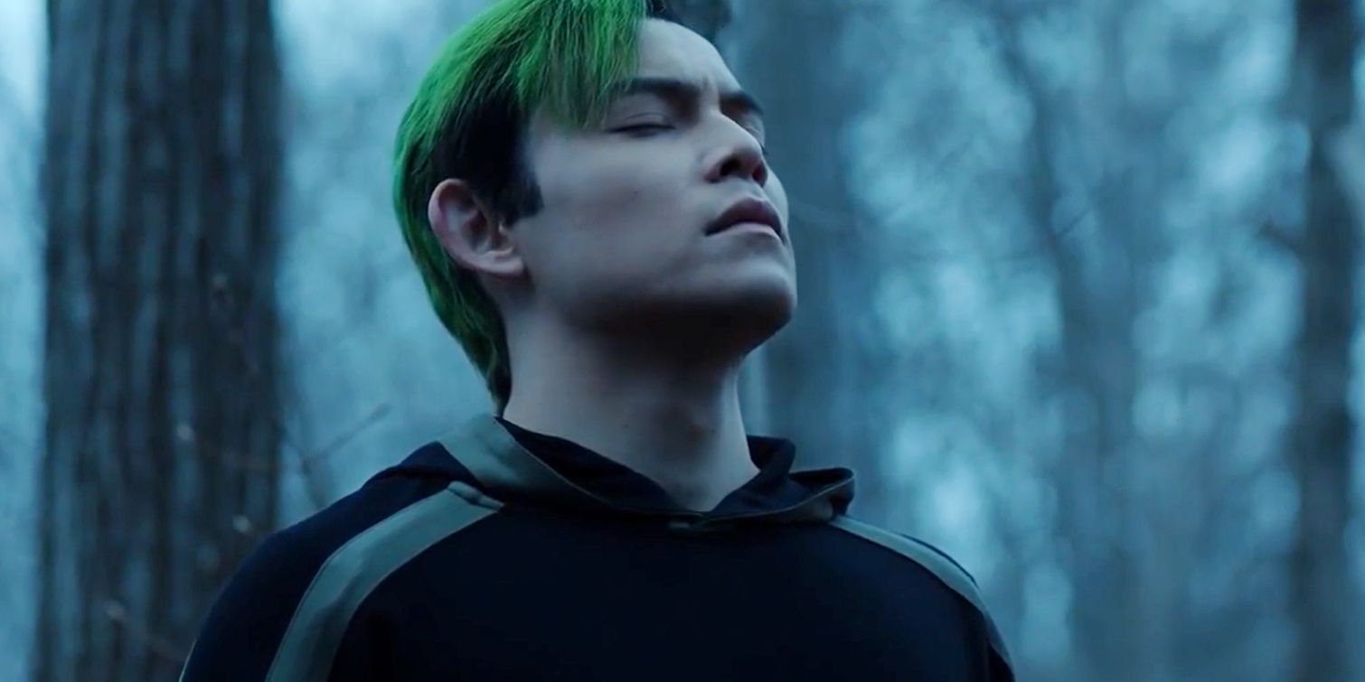 Beast Boy Standing in the Woods Listening to Spirits