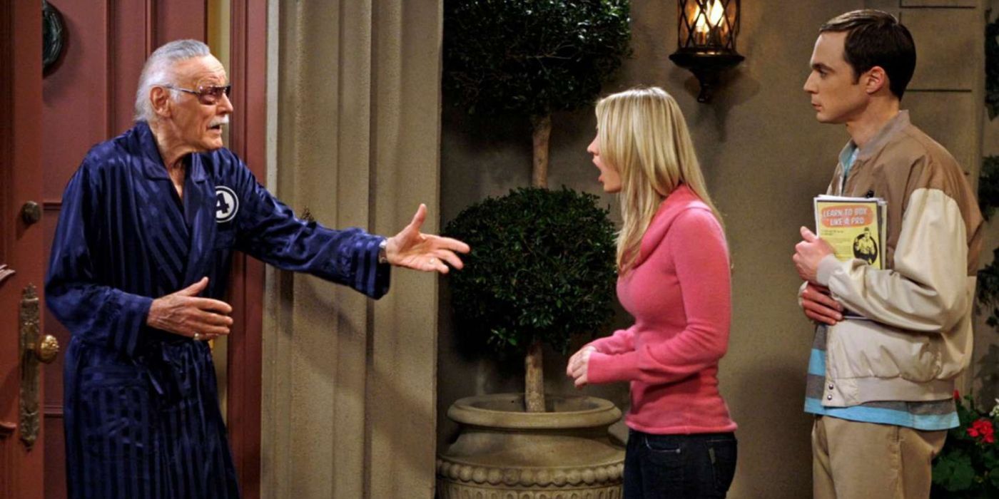 Sheldon and Penny meet Stan Lee
