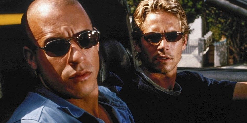 Paul Walker's Brian O'Conner with Vin Diesel's Dominic Toretto in Fast & Furious
