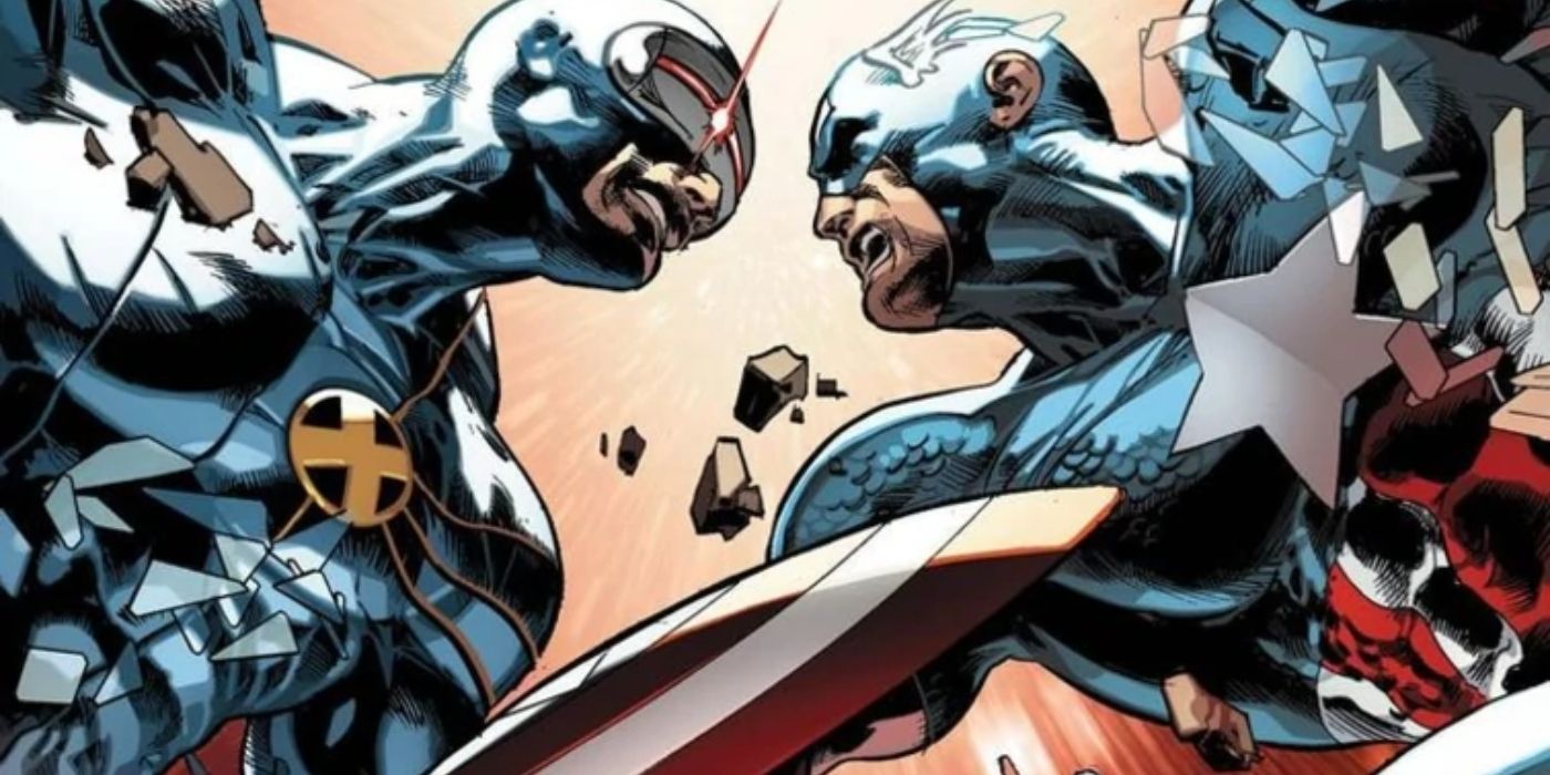 Captain America Cyclops Fight