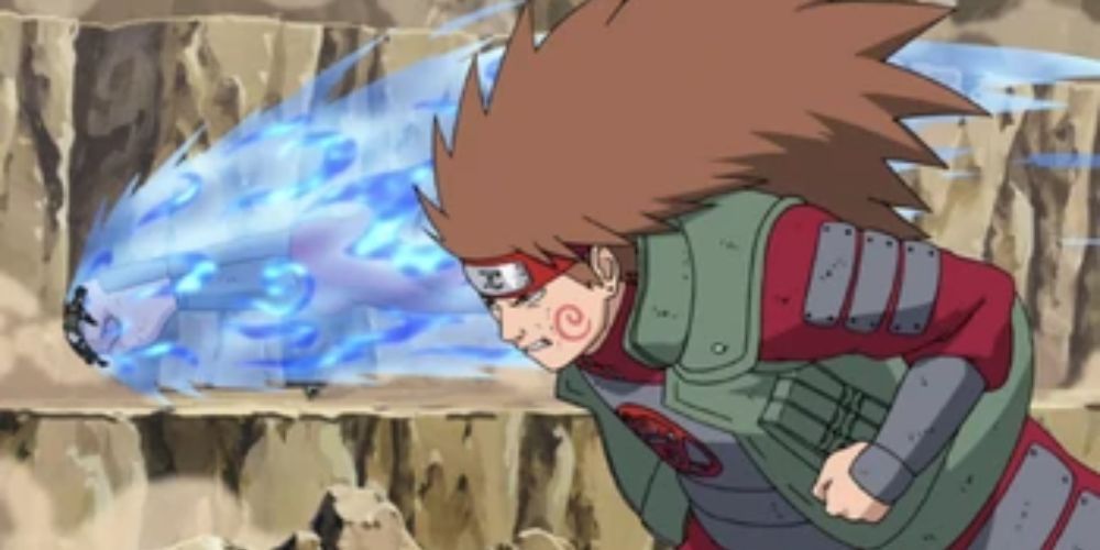 Choji Akamichi Uses The Butterfly Bomb Technique During Ninja War, Naruto Shippuden