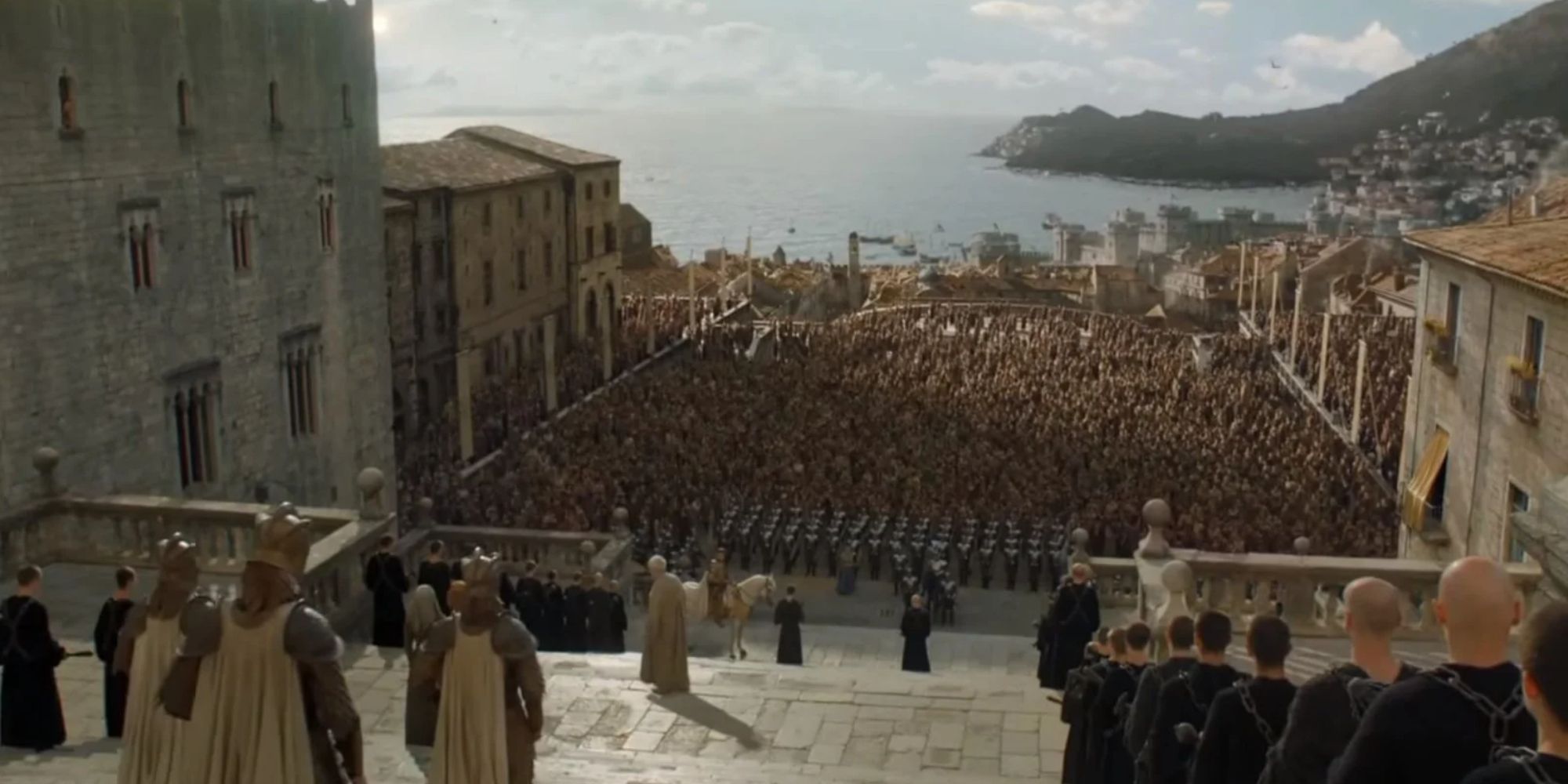 The Standoff at the Great Sept of Baelor during S6E6 of Game of Thrones