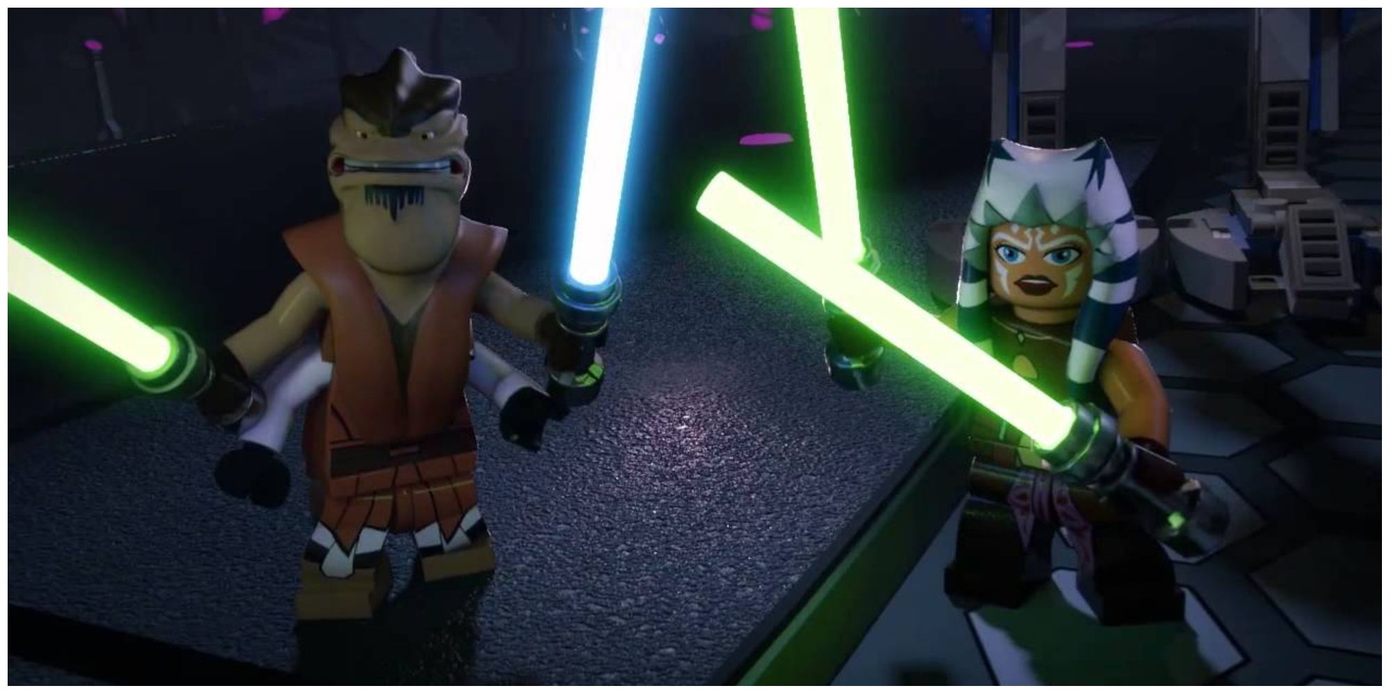 Lego Yoda Crónicas de Pong Krell y Ahsoka Tano