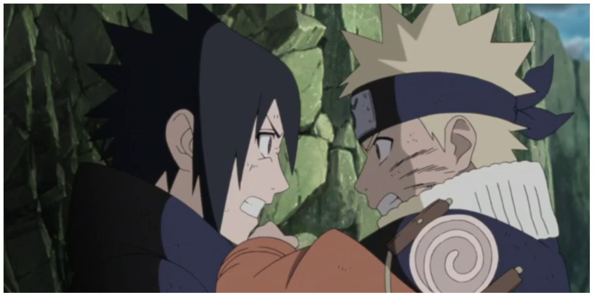 Naruto and Sasuke first Final Valley Fight