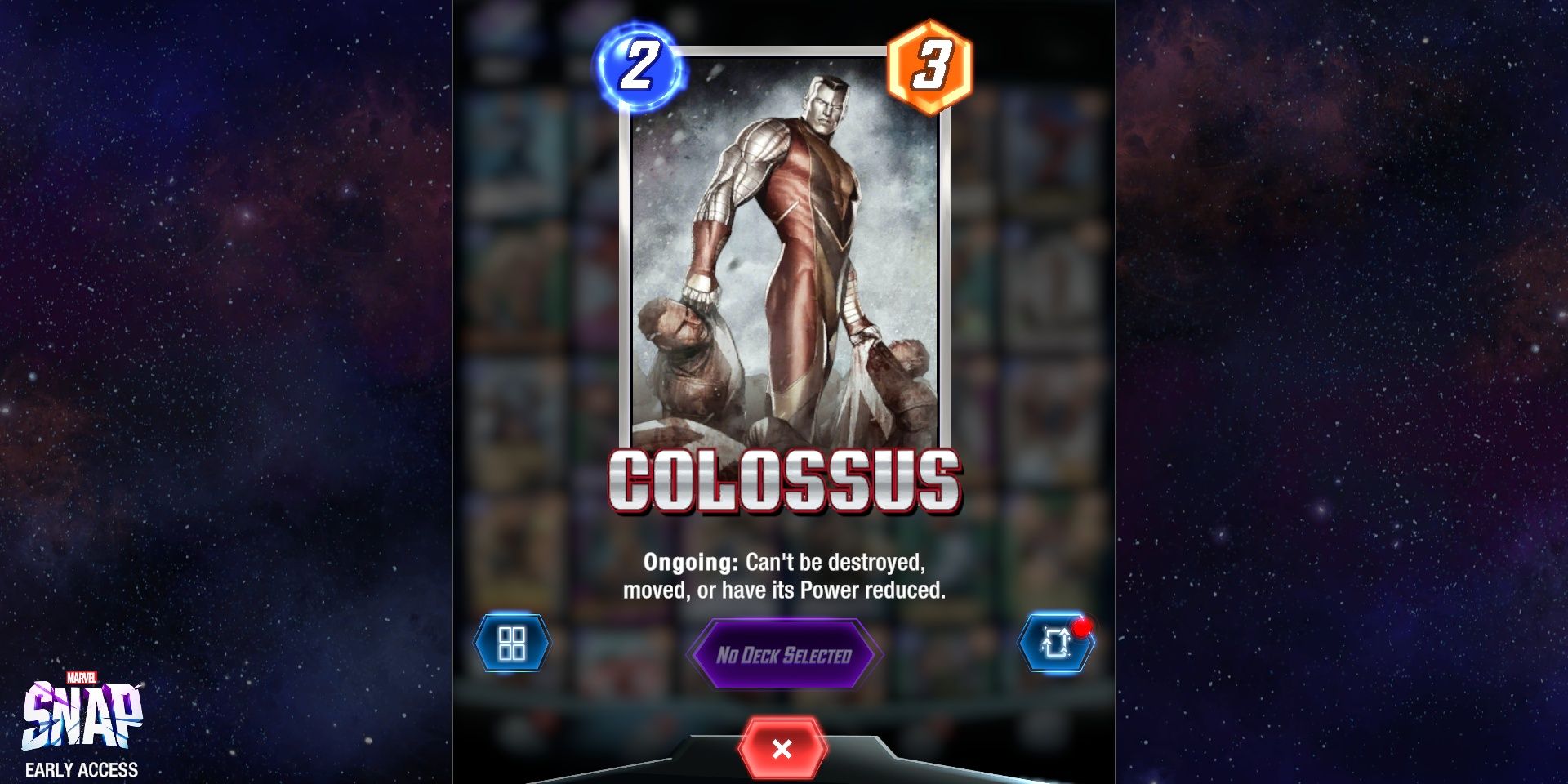 Colossus Variant Cannot Be Destroyed In Marvel Snap