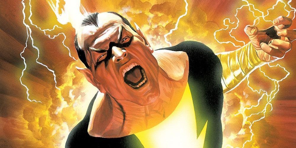 Alex Ross's Black Adam screams in fury in DC Comics